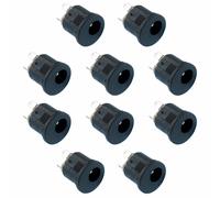 Connettore Socket DC Da Montaggio A Pannello Push Fit 10 X 2,5Mm X 5,5Mm