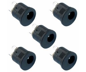 Connettore Socket DC Da Montaggio A Pannello Push Fit 5 X 2,1Mm X 5,5Mm