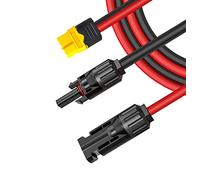 Connettore solare all'adattatore XT60 1,5 m, cavo di estensione solare iHaospace compatibile con Bluetti EB55 Powerstation EcoFlow Delta Pro River Mini Generatore solare con pannello solare