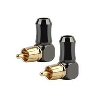 Connettore Spina audio Maschio Tipo L Connettore terminale for altoparlante a gomito ad angolo retto da 90 gradi(10pcs)