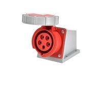 Connettore spina e presa industriale trifase 3-core 4P5 foro 16A32A impermeabile non antideflagrante aeronautico IP67(5P32A IP67 open seat GP 1210)