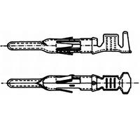 Connettore Spina rotonda 8KW 054 945-003 HELLA