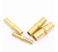 Connettore spinato 6-12 mm in ottone massiccio dritto per tubo spinato/adattatore connettore per carburante, acqua, gas e olio, ottone