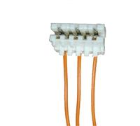 Connettore spinotto ricambio con 50cm. di cavo per alimentazione motore motopompa pompa lavastoviglie compatibile con Bosch Siemens Neff e Gaggenau tutti i modelli!