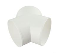 Connettore splitter a Y in PVC per cappa aspirante che supporta diversi tipi di canalizzazione per una migliore ventilazione (150 mm)