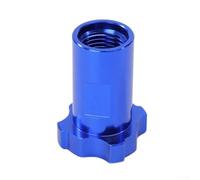 Connettore spray in alluminio per apparecchiature di spruzzatura di vernice, 40 mm per adattatore filettato M14/per M16, finitura elettroforetica rossa, resistenza all'usura duratura (blu)