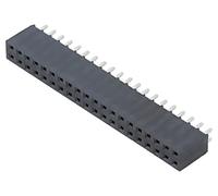 Connettore SSQ-120-01-L-D: perno femmina PIN: 40 dritto THT 2x20 SAM