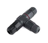 Connettore Stagno IP68 3 Poli 3 Vie T Per Cavo Elettrico fino 1,5 mm Giunto Impermeabile Stagno IP67 STI STI