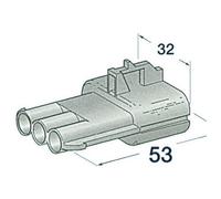 Connettore stagno maschio 3 poli - 5 PZ Osculati - 14.235.60 - 1423560