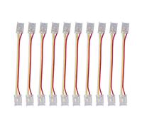 Connettore Striscia Luminosa COB, Kit Connettore Striscia Luminosa LED Quick Connect 3 Pin Portatile