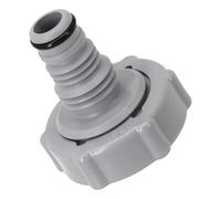 connettore svuotamento piscina, Valvola di scarico P6H1419, valvola di ritegno a 2 porte, grigio, corpo in plastica, materiale in politetrafluoroetilene, sostituzione adattatore tubo di scarico