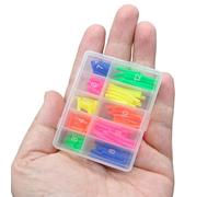 Connettore terminale in nylon tubo portatile stabile di colori con | Accessori per tubo da pesca per esterni, acqua dolce, fiume, lago, ruscello acque poco profonde, jigging e casting