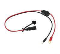 Connettore terminale per batteria auto, 53 cm, M6, cablaggio con morsetto con occhiello per caricatore, installazione diretta, materiale ABS, uso elettrico automobilistico