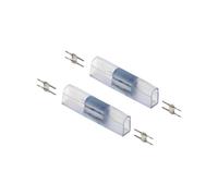 Connettore Tipo "I" per Neon Flex LED Serie 220V - KIT 2 PZ