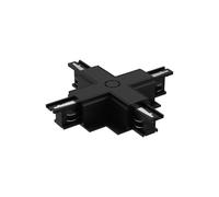 Connettore Tipo "X" per Binario Trifase da Incasso Nero