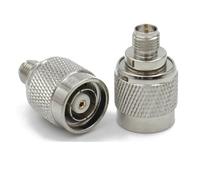 Connettore TNC a SMA RP-SMA Adattatore coassiale RF Spina maschio e jack femmina Terminali for cavi dritti in ottone da 50 ohm(RP-TNC-J to RP-SMA-K,10PCS)