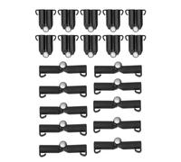 Connettore tralicoso per piante regolabili da 20 pezzi, tipo B Connector di stattre per piante da articolazione per impianti di plastica Clip per giardini per il giardino (11 mm)