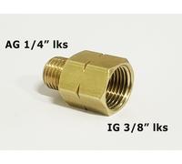 Connettore Transizione IG 3/8 " Lks X Ag 1/4 Riduttore Gas Adattatore
