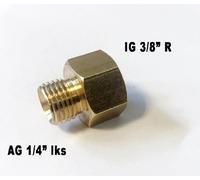 Connettore Transizione IG 3/8 " R X Ag 1/4 " Lks Riduttore Gas Adattatore