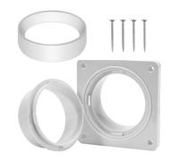 Connettore Tubo Asciugatrice | Installazione Facile Raccordo Di Scarico | Design Universale Dritto | Collegamento Tubo Di Calore Ventilazione | Adattatore Flessibile Per Asciugatrici, Sistemi Scarico