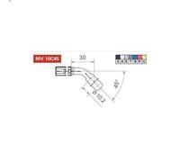 Connettore, tubo freno TRW MV10C45S