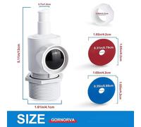 Connettore tubo spazzatrice piscina per per Polaris per materiale aspirazione pi