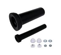 Connettore Tubo WC a Parete per Sistemi Geberit 31cm Prolunga ABS Nero