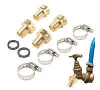 Connettore tumori | Adattatore Chrome da 3 cm | Collegamento del Tubo del capezzolo del Rubinetto 193G | per Tubo della Doccia e del Giardino, Materiale in, 3x3x3,3 cm, Facile Installazione, ID