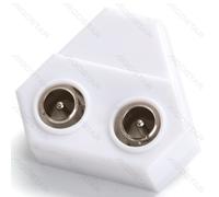 Connettore TV 29,5mm bianco