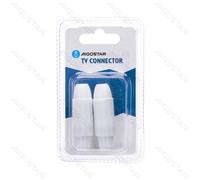 Connettore TV coassiale coppia maschio/femmina 9,5mm Confezione 2pz Aigostar