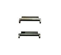 Connettore universale nero per cinturino da orologio, adattatori da 18 mm a 22 mm