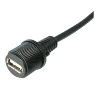 Connettore USB 2.0 - IP67 Presa TC-A-KAB-USBA-FS-1M-203 Prese USB A con cavo da