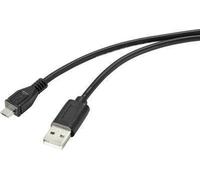 Connettore USB 2.0 USB 2.0 USB Renkforce, connettore USB-MICRO-B 2,00 M nero con superficie antimicrobica (RF-4716836) NEW