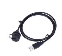 Connettore USB 3.0 per tipo A femmina da incasso con cavo robusto | IP67 impermeabile, per esterni, connessione stabile, cavo da 1 m, antipolvere