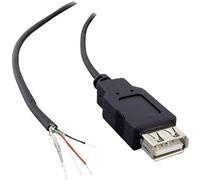 Connettore USB A 2.0 con estremità del cavo aperta Connettore USB A 2.0 1582675
