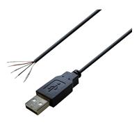 Connettore USB A 2.0 con estremità del cavo aperta Spina USB A 2.0 1582621 TRU