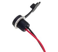 Connettore USB-C da 10 pezzi Tipo-C impermeabile con dado di bloccaggio PH 2.0 Montaggio a pannello Porta jack di ricarica rapida impermeabile TPC femmina
