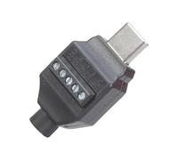 Connettore USB C maschio a 4 pin/5 pin design interfacce adattatore senza saldatura 65 W ricarica rapida e trasferimento dati USB C connettore senza saldatura