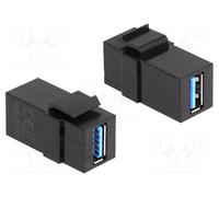 Connettore USB; Keystone; Presa USB A, su entrambi i lati 87831