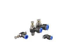 Connettore valvola a farfalla pneumatica Sl blu Sa6/8/10 cilindro tubo unidirezionale Sl4-M5/6-01/8-02/03 1 pz (Sl6-03(blue))