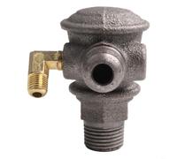 Connettore valvola di ritegno in ferro con tre porte filettate maschio per applicazioni di pompa d'aria e compressore d'aria (20 * 19 × 10 destra)