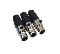Connettore XLR Aviation da 3/4/5/6 pin, spina femmina, presa maschio, lega di zinco + pin in rame for collegamento video microfono MIC(Female Plug,20pcs,4P)