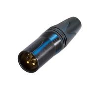 Connettore XLR maschio 8 + 2 Poli, nero