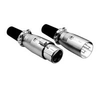 Connettore XLR maschio-femmina a jack audio da 1/4 di pollice per microfono a 3 pin