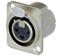 Neutrik NC4MD-LX-B Connettore XLR Spina a pannello contatti diritti Numero Poli