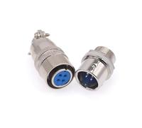 Connettore XS12 da 12 mm Quick Push-Pull Circolare Square Socket 2pin3pin4pin5pin6pin7pin 3A 400v maschio e femmina 1 pezzo (quadrato 5P)