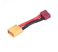 Connettore XT60,Cavo del Connettore per Spina T Femmina a XT60 Maschio 14AWGL Cavo connettore per batteria RC Caricatore ESC
