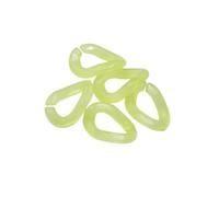 Connettori a collegamento rapido in acrilico, 16 x 11 mm, multicolore, confezione da 200 per la creazione di gioielli e catene telefoniche (colore unico)