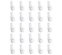 Connettori a giunzione rapida in ottone che supportano connessioni ripetibili in apparecchiature elettriche e progetti di infrastrutture elettriche (argento, 25 pezzi)