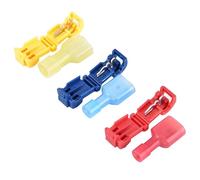 Connettori a giunzione rapida senza striscia di tipo T, set da 120 pezzi for downlight Cablaggio parallelo Morsetti anti-danno in ottone Capicorda